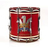 A BRITISH MARCHING BAND DRUM