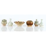 A GROUP OF CHINESE MINIATURE VESSELS