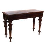 A VICTORIAN MAHOGANY SERVING TABLE