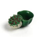 A CHINESE FAMILLE-VERTE BISCUIT WATERPOT