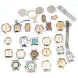 A GROUP OF GENTLEMEN'S AND LADIES WRISTWATCHES (QTY)