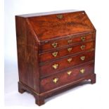 A GEORGE III MAHOGANY BUREAU