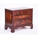 A MID-18TH CENTURY WALNUT CHEST