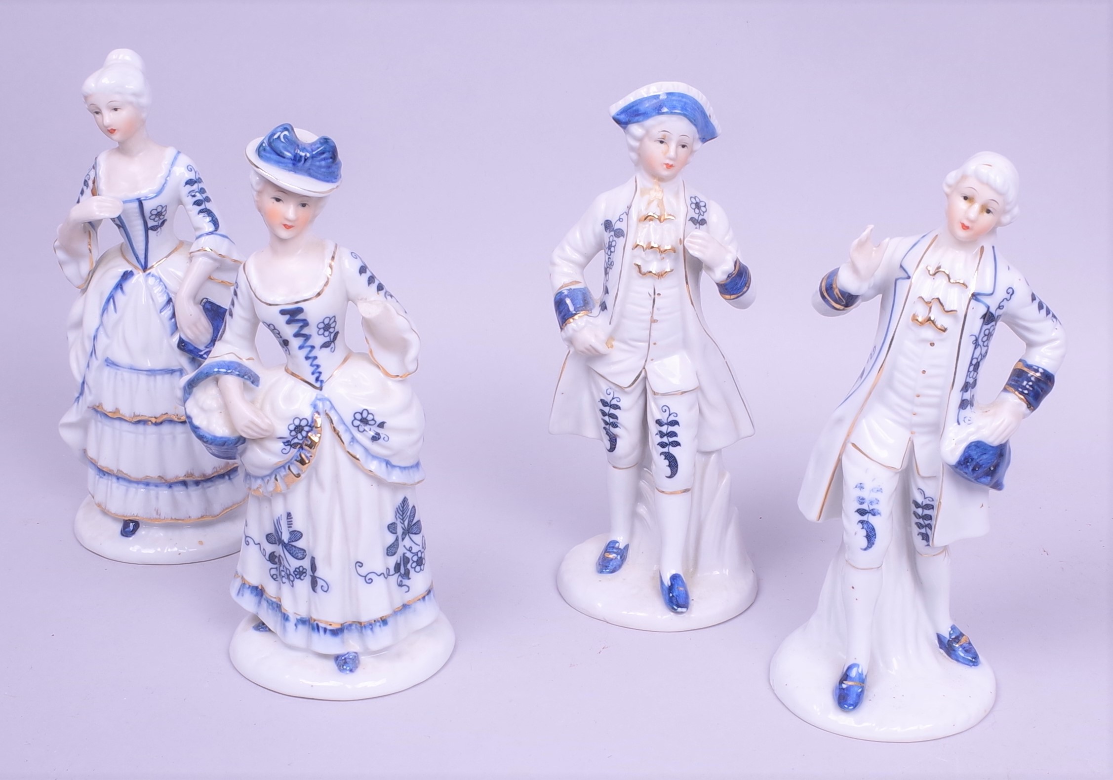 Ceramics, mostly modern figures and cow creamers, including Lladro - Image 2 of 4