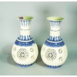 A pair of modern Chinese blue and white vases