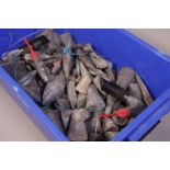 Fishing equipment; a large lot of sea fishing weights