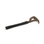 A WW2 RAF Fighter or Glider pilots escape axe with rubber handle.