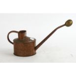Haws Elliot Ltd, A mid-20th century copper watering can of small proportions