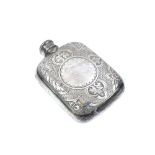 A VICTORIAN SILVER SPIRIT FLASK