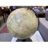 A PHILLIPS 12 INCH TERRESTRIAL GLOBE AND ANOTHER (2)