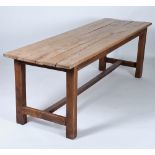 AN EARLY 20TH CENTURY REFECTORY TABLE