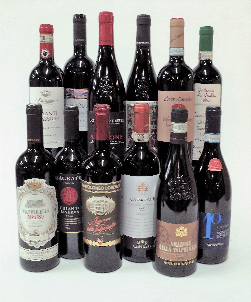 12 BOTTLES ITALIAN RED WINE