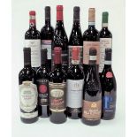 12 BOTTLES ITALIAN RED WINE