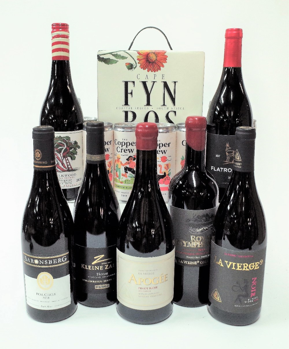 7 BOTTLES, 1 3l BOX, 8 CANS SOUTH AFRICAN WINE WINE - Image 2 of 2