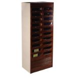 A MID-20TH CENTURY OAK HABERDASHERY CABINET