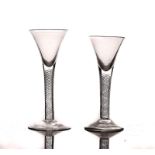 TWO AIRTWIST WINE GLASSES