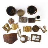 A COLLECTION OF MILITARIA AND TRENCH ART (QTY)