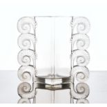 `AMIENS' A LALIQUE FROSTED AND POLISHED GLASS VASE