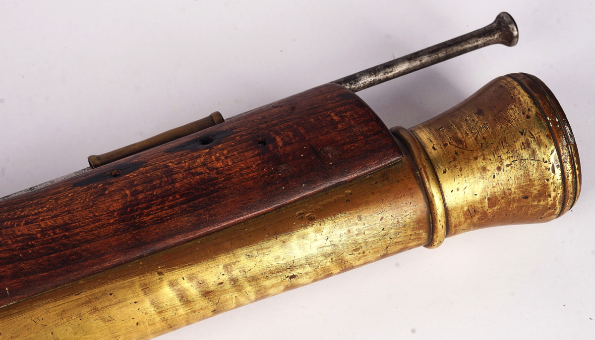 A FLINTLOCK SWIVEL BLUNDERBUSS 'BOAT GUN' - Image 9 of 13