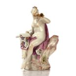 A MEISSEN FIGURE OF `CLIO'