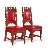 PROBABLY SHOOLBRED; A PAIR OF VICTORIAN SIDE CHAIRS (2)