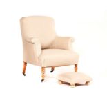 A FRENCH EASY ARMCHAIR