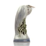 AN EARLY ROYAL COPENHAGEN FIGURE OF A HERON