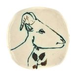 PABLO PICASSO ( 1881-1973) `TETE DE CHEVRE DE PROFIL'