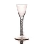 AN AIRTWIST WINE GLASS