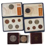 A COLLECTION OF BRITISH COINS DISPLAY IN AN ALBUM