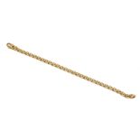 AN 18CT GOLD BRACELET