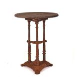 COALBROOKDALE; A 19TH CENTURY CAST-IRON TABLE BASE