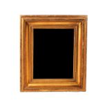 A RECTANGULAR GILT FRAMED MIRROR