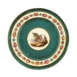 THREE SEVRES-STYLE PLATES