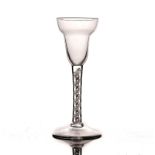 AN OPAQUE TWIST WINE GLASS