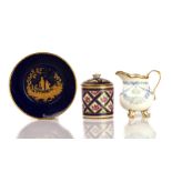 THREE PIECES OF SEVRES STYLE PORCELAIN