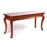 AN 18TH CENTURY AND LATER WALNUT SERVING TABLE