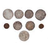 A GROUP OF NINE ISLAMIC COINS (9)