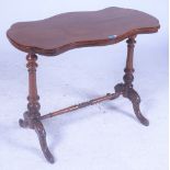 A VICTORIAN MAHOGANY CENTRE TABLE