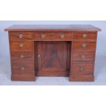 A LATE 19TH CENTURY MAHOGANY WRITING DESK