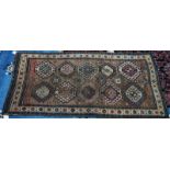 A GENDGE KAZAK RUG, CAUCASIAN