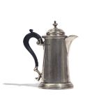 A SILVER HOT WATER JUG