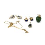 A COLLECTION OF GEM-SET JEWELLERY (6)