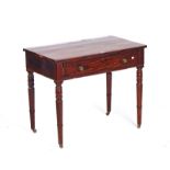 A REGENCY MAHOGANY SECRETAIRE WRITING DESK