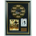 FILM MEMORABILIA: TWO GOLD DISCS AND TWO SIGNED PHOTOGRAPHS (4)