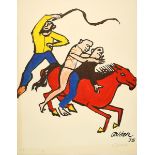 ALEXANDER CALDER (AMERICAN, 1898-1976) "FLIGHT FROM TYRANNY" LITHOGRAPHS (3)