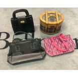 A GROUP OF FOUR MID-20TH CENTURY HANDBAGS (4)