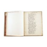 [?SOUTHEY, Robert (1774-1843)]. "Of Arthour and of Merlin". Autograph manuscript on 20 leaves,...