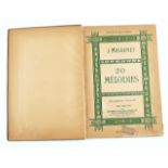 MASSENET, Jules (1842-1912). 20 Mélodies, [Paris, c. 1903], cloth, inscribed by the composer...