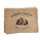 ILLUSTRATED BOOKS - Victor ADAM (1801-[?]66). Alphabets et Chiffres Récréatifs, Paris, [c....